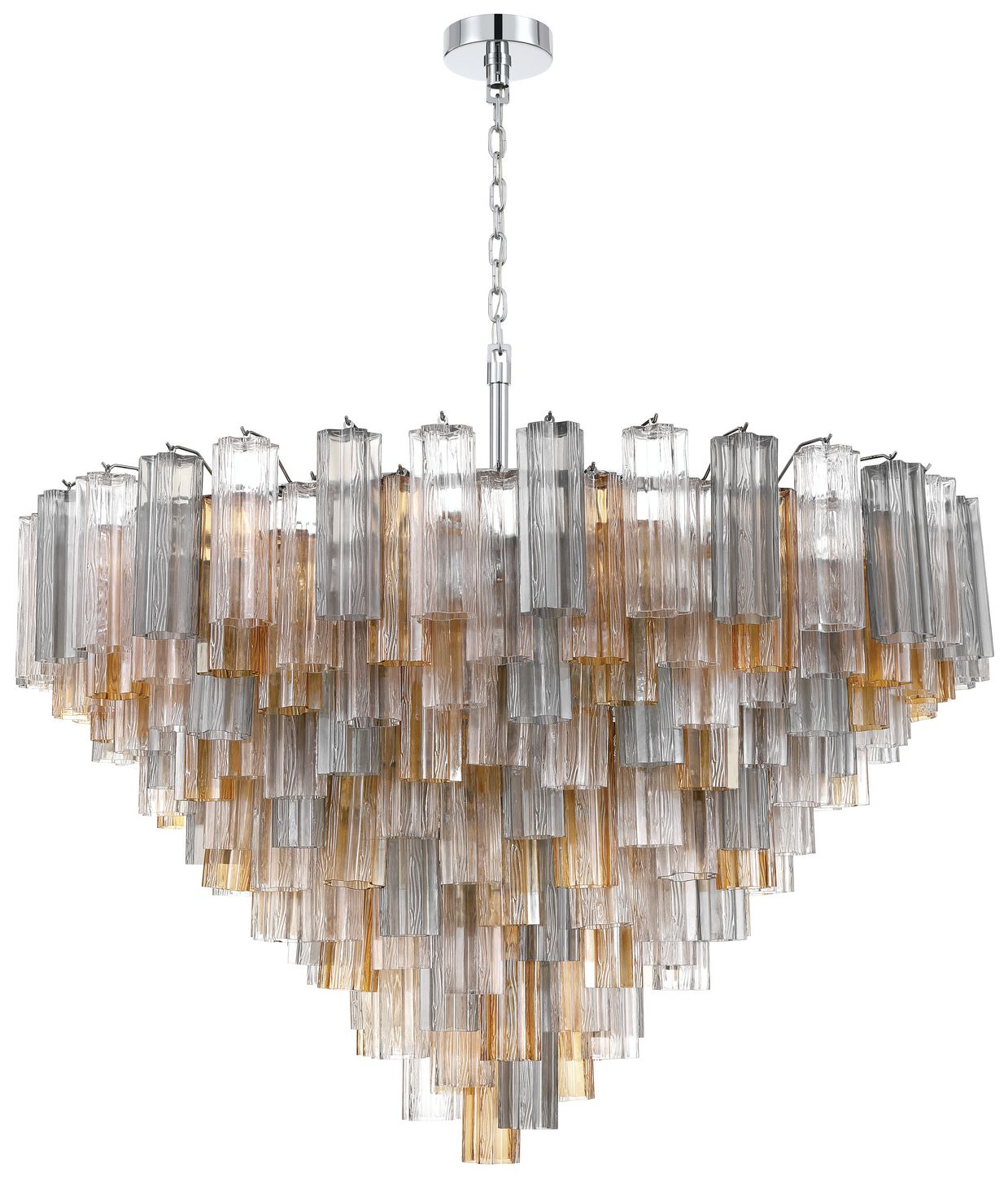 Image 2 Crystorama Addis 49in.  Polished Chrome more views