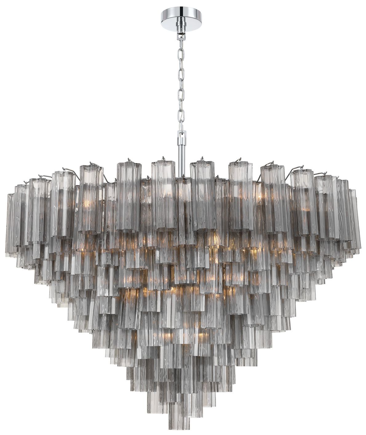 Crystorama Addis 49in.  Polished Chrome