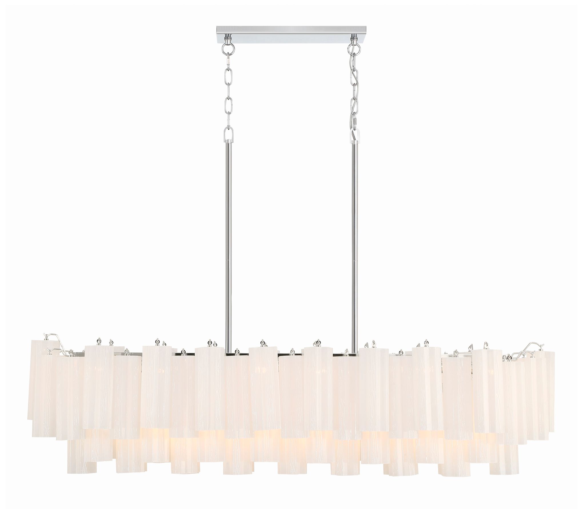 Crystorama Addis 51.75'' Polished Chrome Linear Chandelier