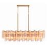 2_Crystorama Addis 51 3/4" Wide Aged Brass Chandelier