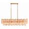 Crystorama Addis 51 3/4" Wide Aged Brass Chandelier