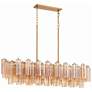 4_Crystorama Addis 51 3/4" Wide Aged Brass Chandelier more views
