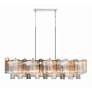 1_Crystorama Addis 51 3/4"W Polished Chrome Island Chandelier