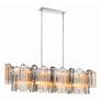 2_Crystorama Addis 51 3/4"W Polished Chrome Island Chandelier more views
