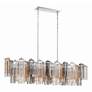 3_Crystorama Addis 51 3/4"W Polished Chrome Island Chandelier more views