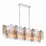 4_Crystorama Addis 51 3/4"W Polished Chrome Island Chandelier more views