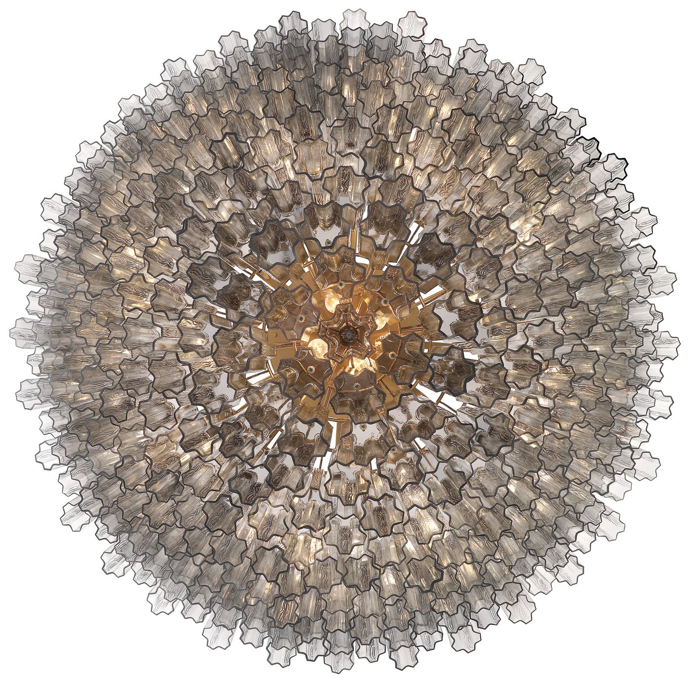 Image 4 Crystorama Addis 62'' Aged Brass Chandelier more views