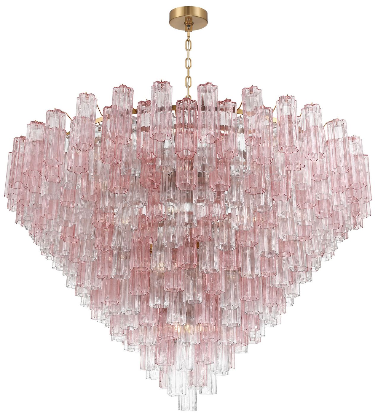 Image 4 Crystorama Addis 62'' Aged Brass Chandelier more views