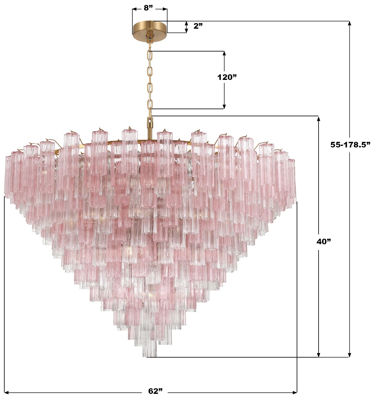 Image 6 Crystorama Addis 62'' Aged Brass Chandelier more views