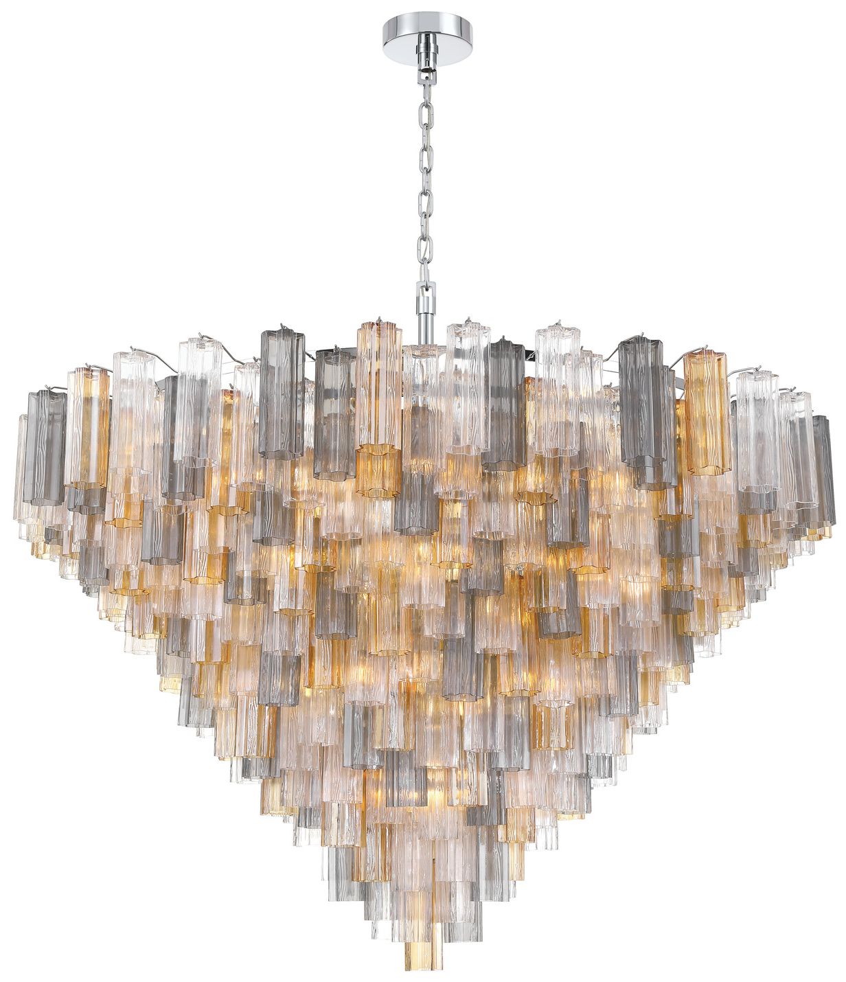 Crystorama Addis 62'' Polished Chrome Chandelier