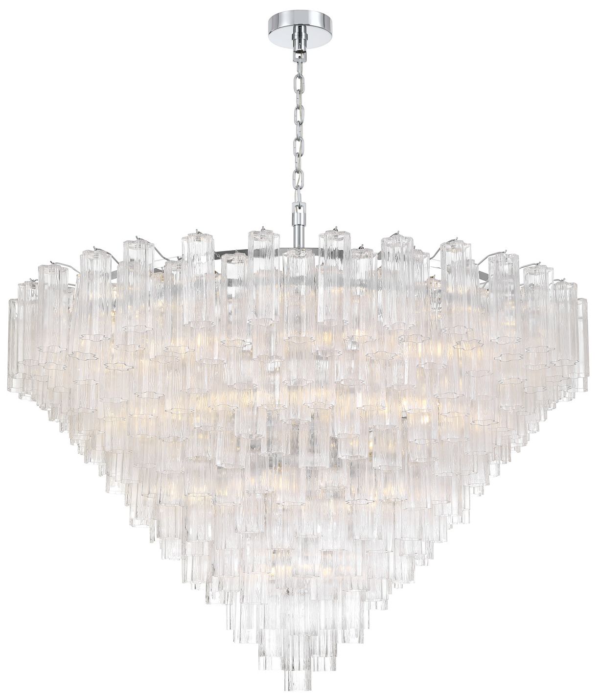 Crystorama Addis 62'' Polished Chrome Chandelier