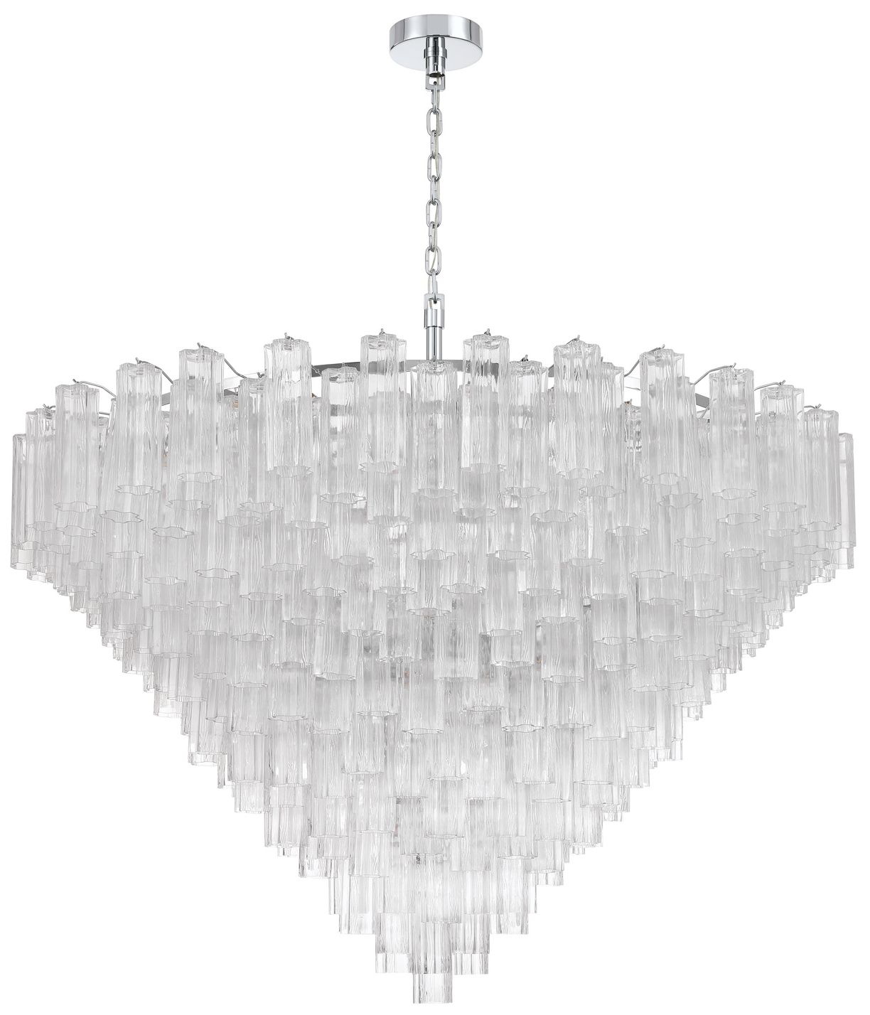 Image 2 Crystorama Addis 62'' Polished Chrome Chandelier more views