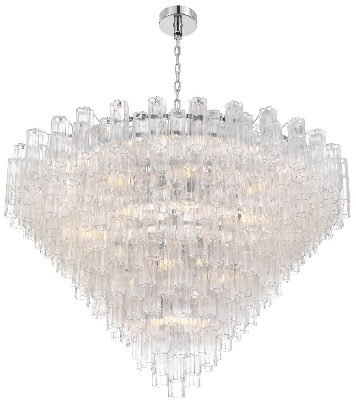 Image 3 Crystorama Addis 62'' Polished Chrome Chandelier more views
