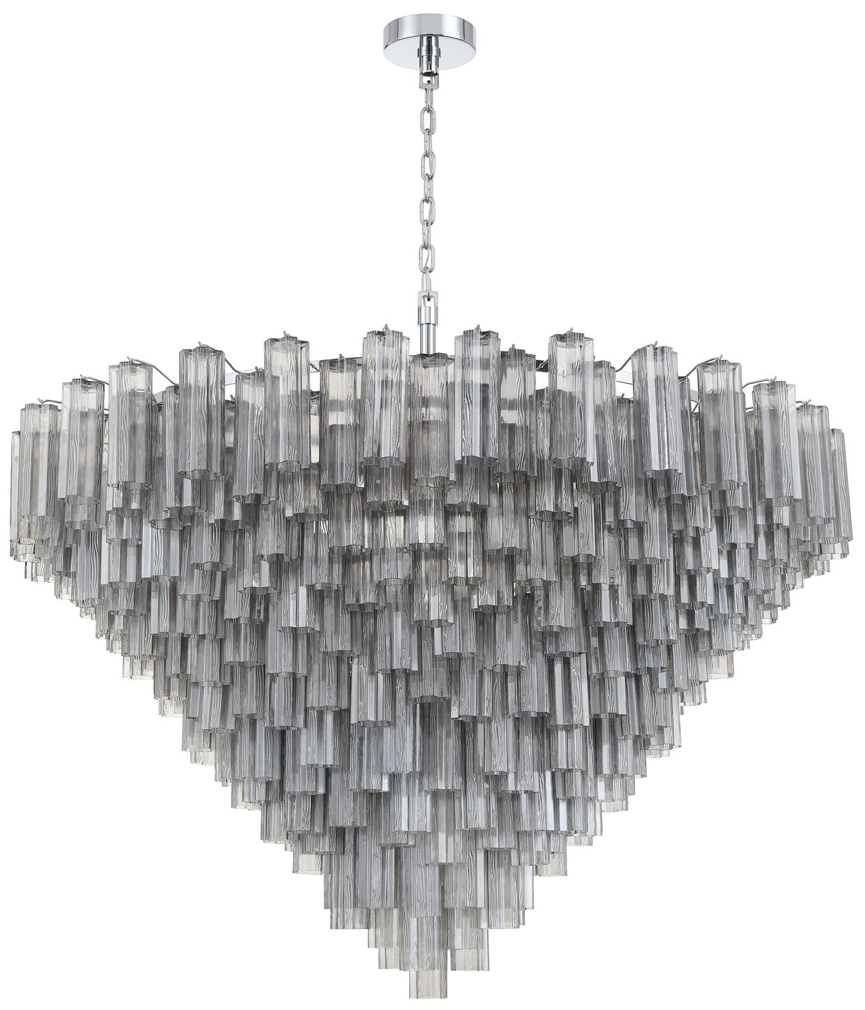 Image 2 Crystorama Addis 62'' Polished Chrome Chandelier more views