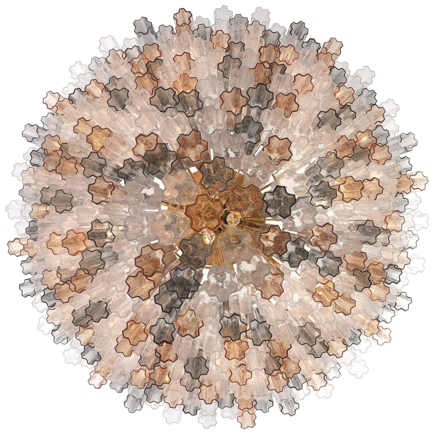 Image 4 Crystorama Addis 62in.  Aged Brass Chand more views