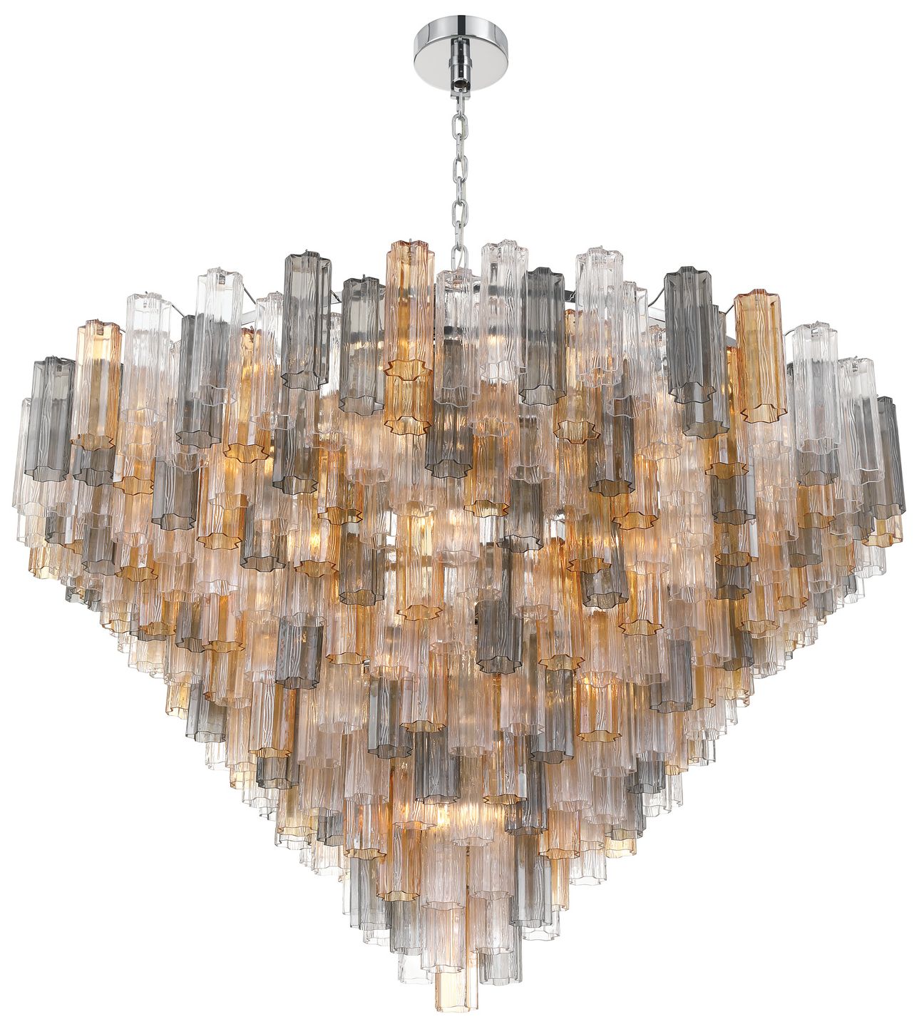 Image 3 Crystorama Addis 62in.  Polished Chrome more views