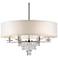 Crystorama Addison 25" Wide Polished Chrome Pendant Light