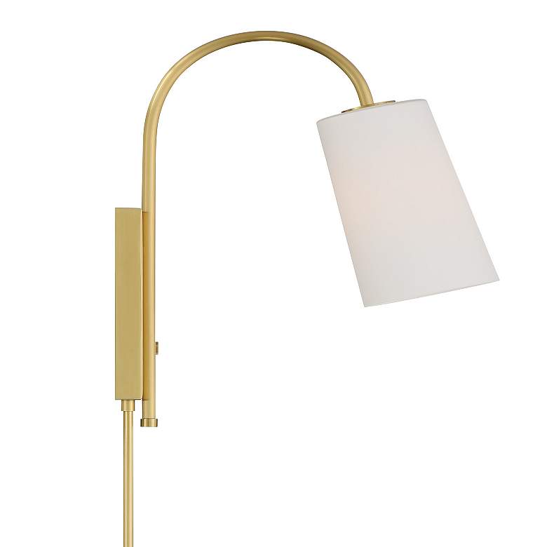 Image 4 Crystorama Alexa 18 1/2" High Aged Brass Wall Sconce more views
