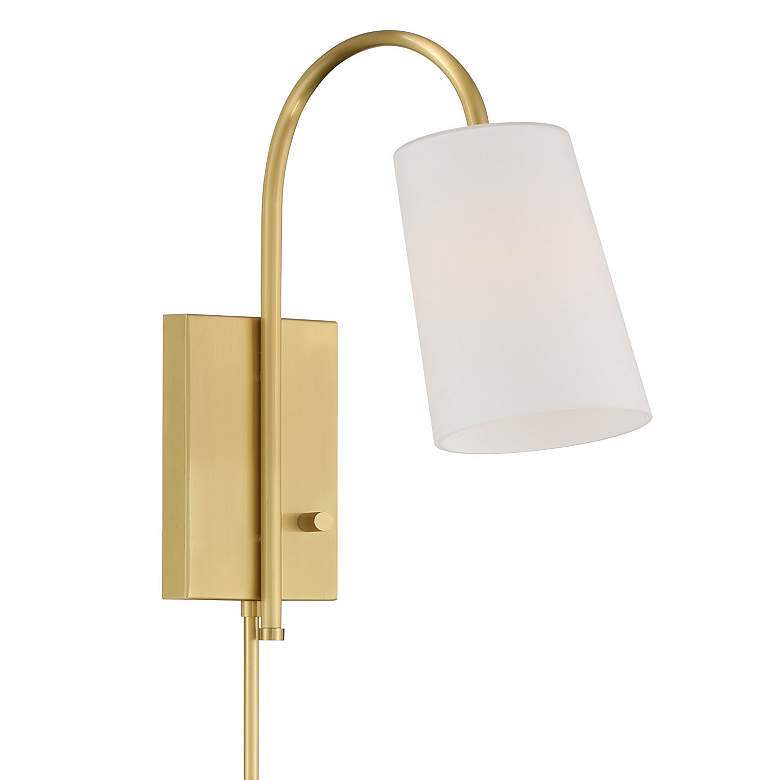 Image 5 Crystorama Alexa 18 1/2" High Aged Brass Wall Sconce more views
