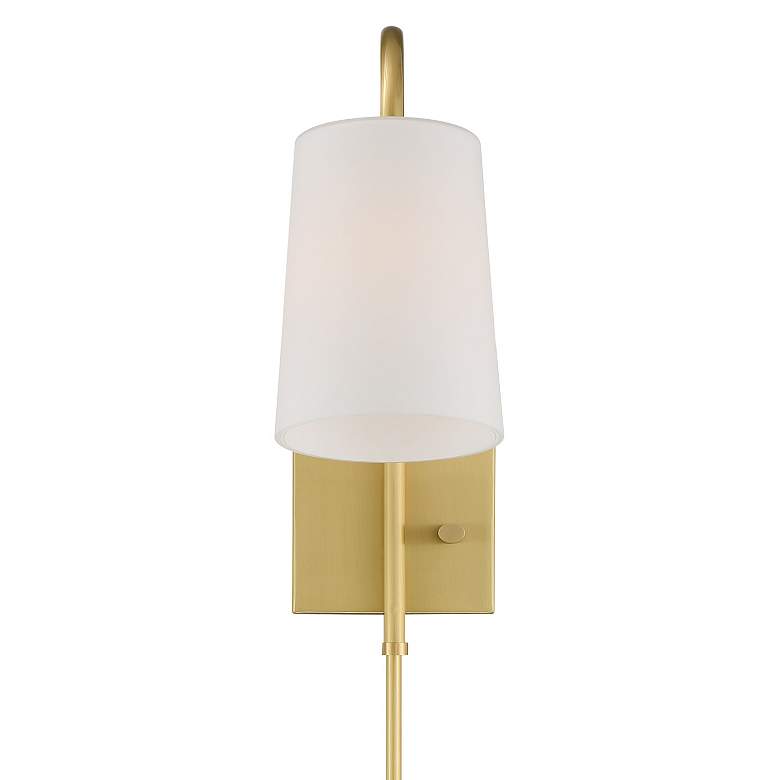 Image 6 Crystorama Alexa 18 1/2" High Aged Brass Wall Sconce more views