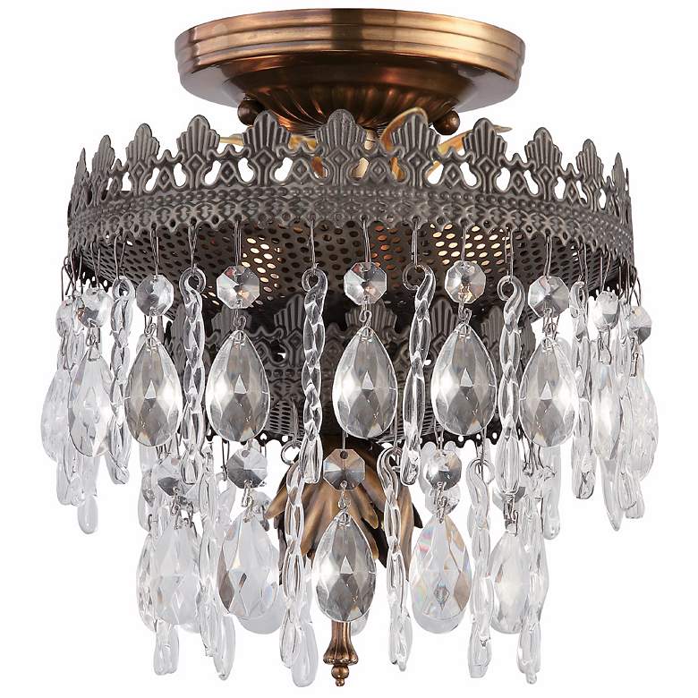 Image 1 Crystorama Alhambra Collection 8 inch Wide Ceiling Light
