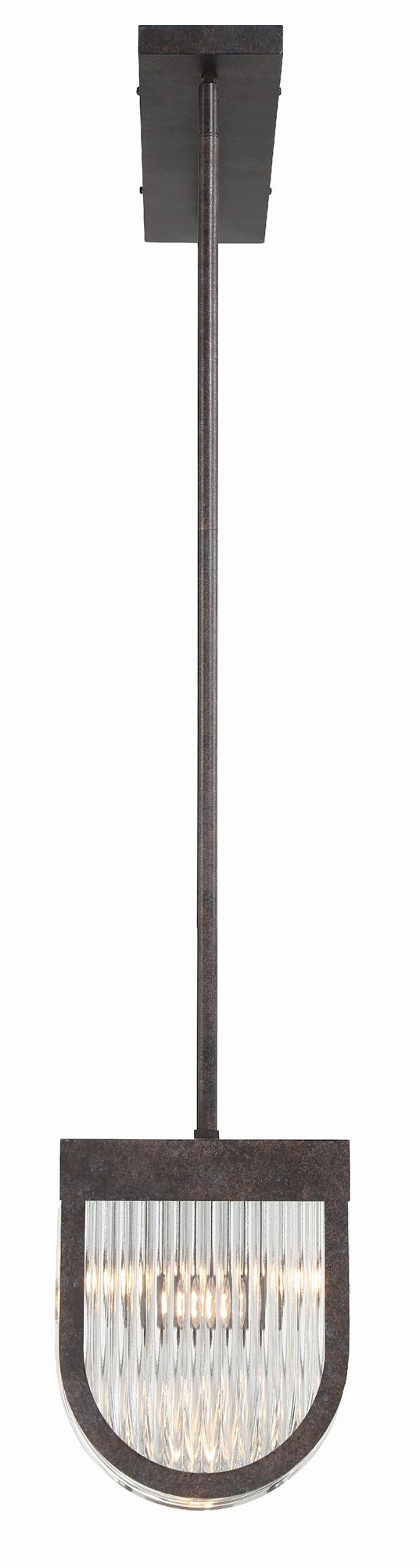 Image 2 Crystorama Alister 49.75'' Charcoal Bronze Linear Chandelier more views