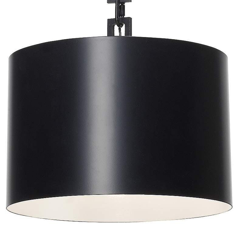 Image 5 Crystorama Alston 12" Wide Matte Black Mini Pendant more views