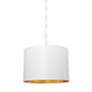 4_Crystorama Alston 20"W Matte and Gold White Pendant Light more views
