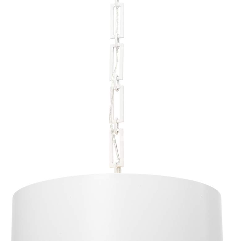 Image 5 Crystorama Alston 20"W Matte and Gold White Pendant Light more views