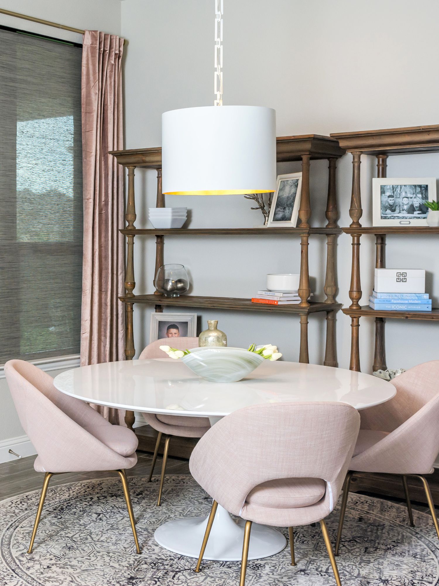 Crystorama Alston 20"W Matte and Gold White Pendant Light