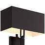 Crystorama Alston 24 1/2"H Matte Black and White Wall Sconce