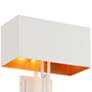 4_Crystorama Alston 24 1/2"H Matte White and Gold Wall Sconce more views