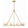 Thumbnail3 of Crystorama Aragon 10 Light Soft Brass Chandelier more views
