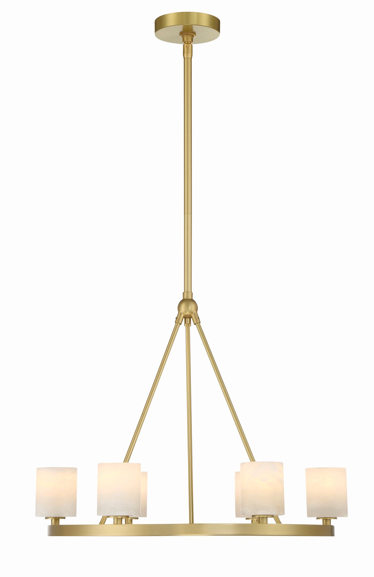 Image 3 Crystorama Aragon 22.75'' LED Soft Brass Chandelier more views