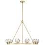 1_Crystorama Aragon 36" Wide 10-Light Soft Brass Crystal Chandelier