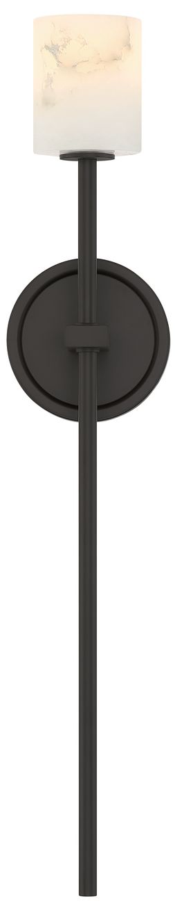 Image 3 Crystorama Aragon 4.5'' LED Matte Black Sconce more views