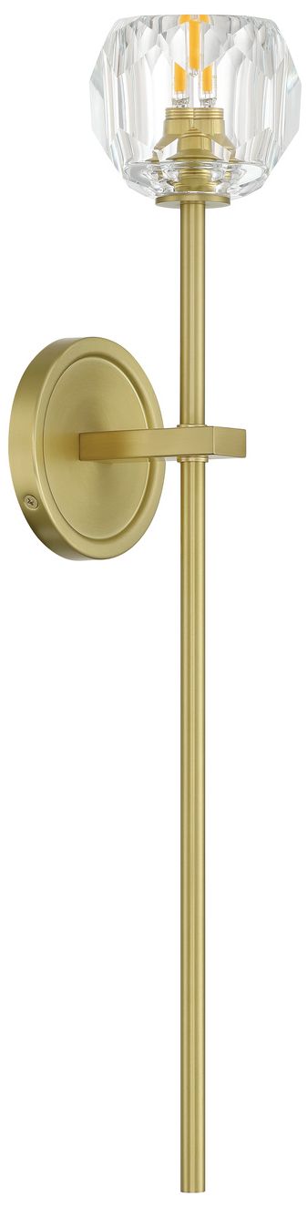 Image 2 Crystorama Aragon 4.5'' LED Soft Brass Sconce more views