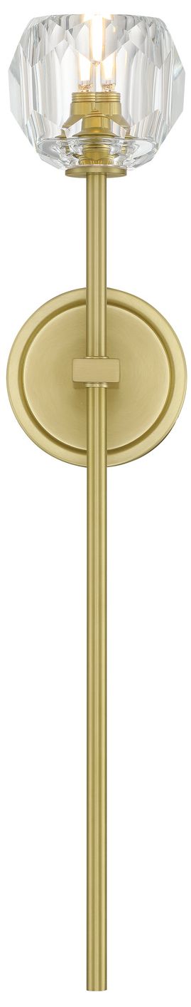 Image 3 Crystorama Aragon 4.5'' LED Soft Brass Sconce more views