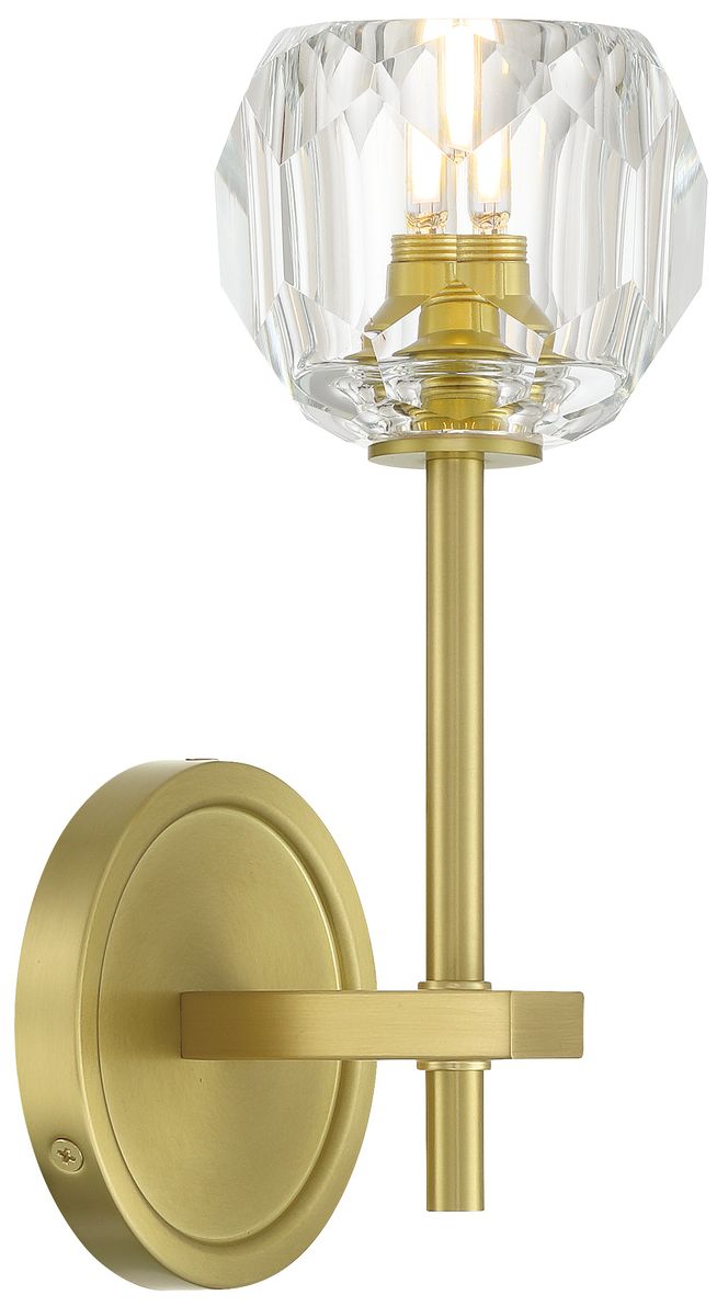 Image 5 Crystorama Aragon 4.5'' LED Soft Brass Sconce more views