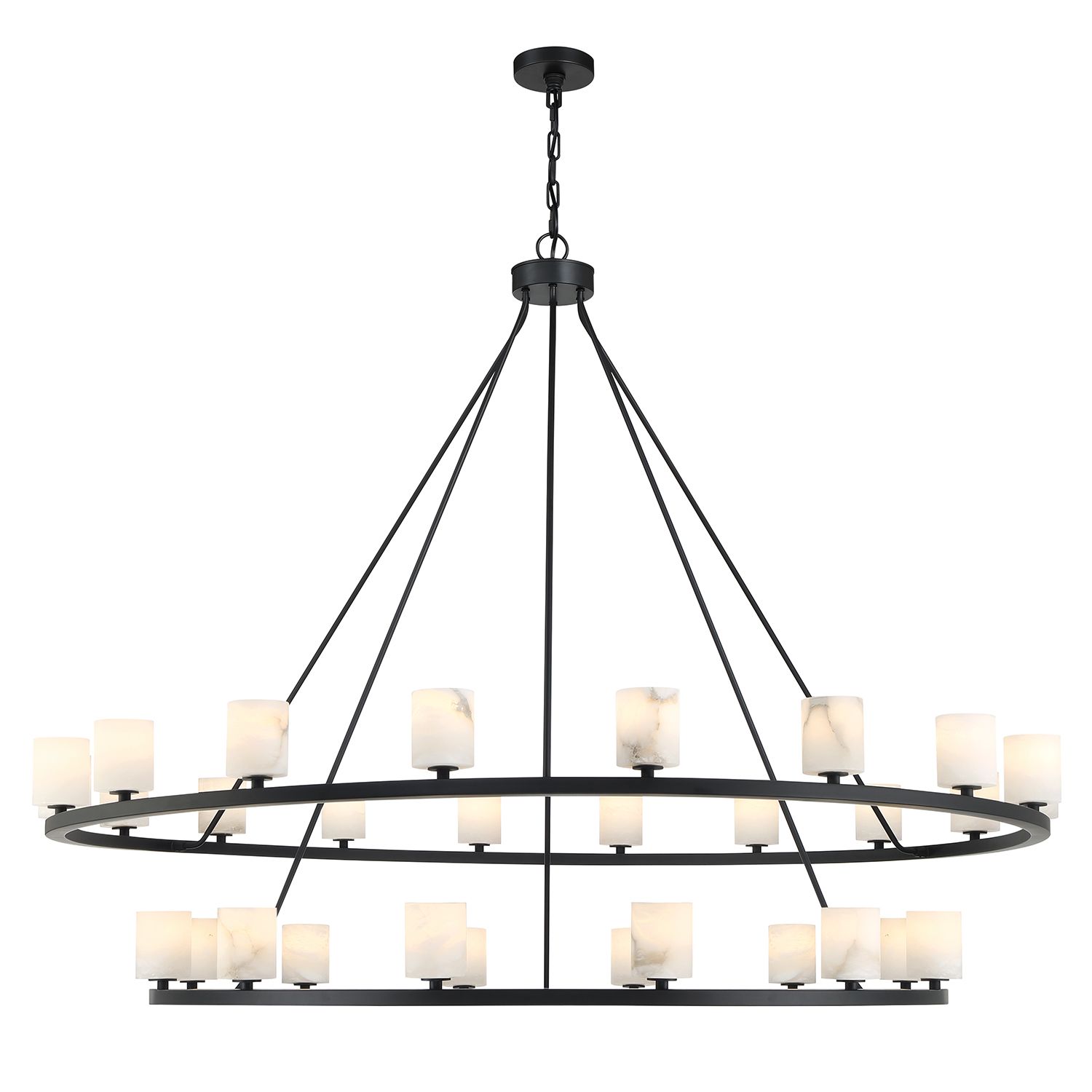 Image 4 Crystorama Aragon 58.75'' LED Matte Black Chandelier more views