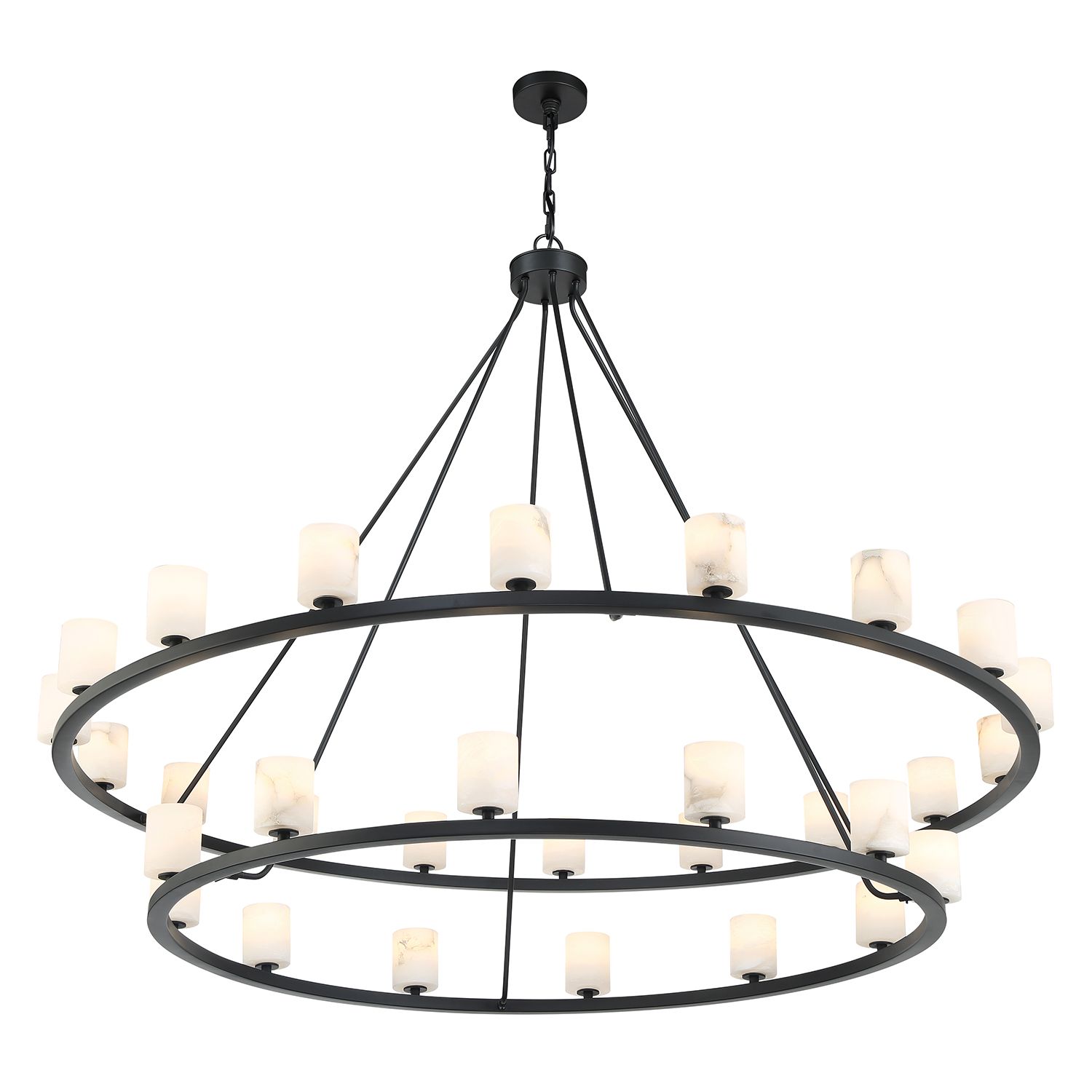 Image 5 Crystorama Aragon 58.75'' LED Matte Black Chandelier more views