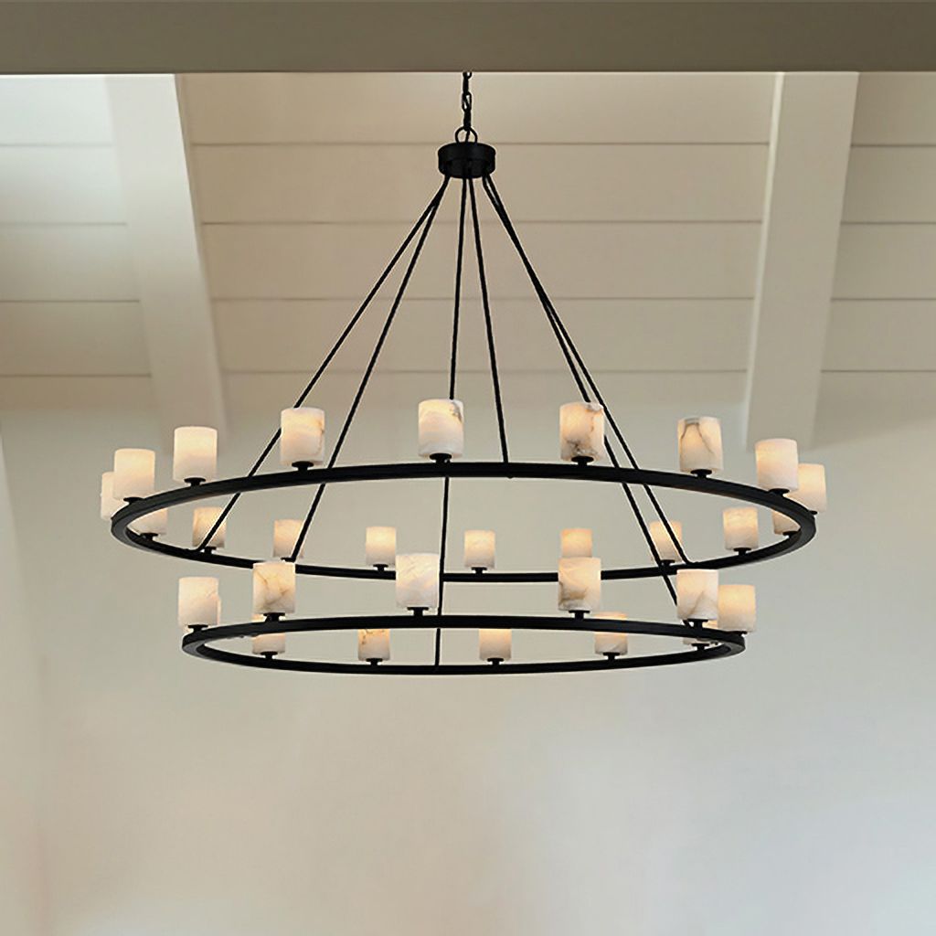 Image 7 Crystorama Aragon 58.75'' LED Matte Black Chandelier more views