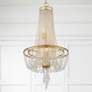 1_Crystorama Arcadia 18" Wide Antique Gold Crystal Chandelier