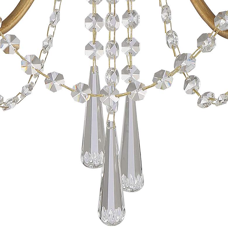 Image 3 Crystorama Arcadia 21 1/4" High Antique Gold Wall Sconce more views