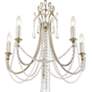 4_Crystorama Arcadia 23 1/2" Antique Silver 5-Light Crystal Chandelier more views