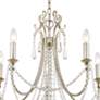 5_Crystorama Arcadia 23 1/2" Antique Silver 5-Light Crystal Chandelier more views