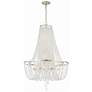 1_Crystorama Arcadia 24"W Antique Silver 9-Light Chandelier