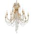 Crystorama Arcadia 32 1/2" Wide 12-Light Antique Gold Chandelier