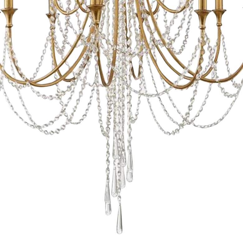 Image 3 Crystorama Arcadia 32 1/2 inch Wide 12-Light Antique Gold Chandelier more views