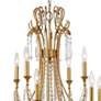 Crystorama Arcadia 32 1/2" Wide 12-Light Antique Gold Chandelier